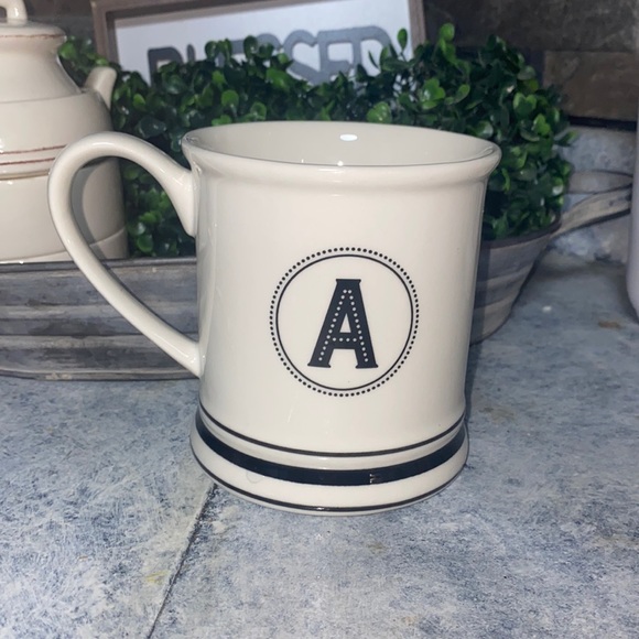 clay art Other - Clay Art Barbershop Mug Coffee Cup - Initial A